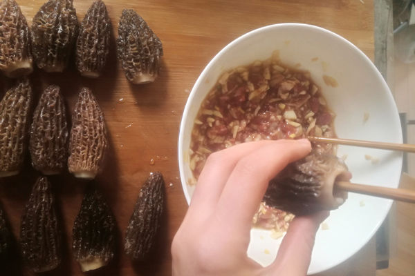 新鮮羊肚菌的做法