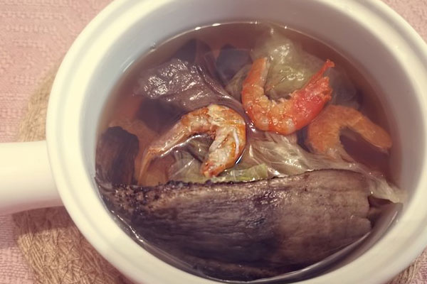 黑牛肝菌干蝦湯的做法，有哪些功效作用