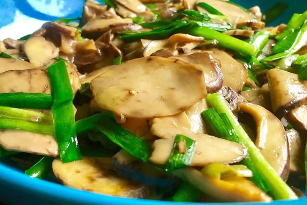 韭菜五花肉炒牛肝菌的做法，有哪些功效作用