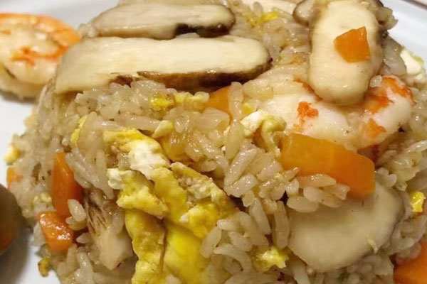 松茸蝦仁蛋炒飯的做法，有哪些功效作用